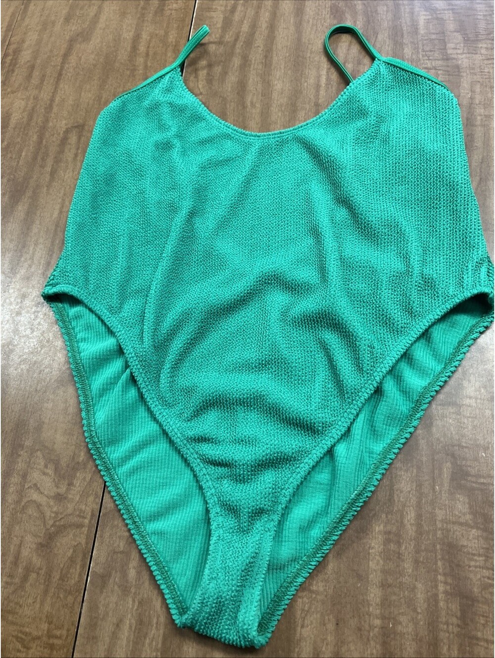 Good American Womens Modern Tank Bodysuit Green Size 5/6